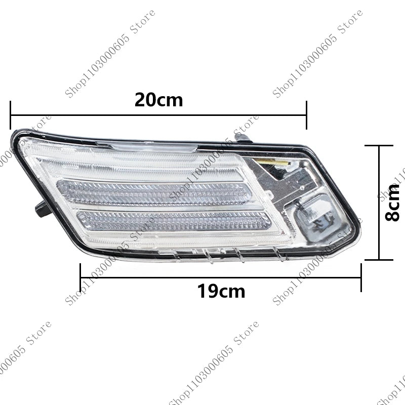 Car Front Side Bumper Corner Light Daytime Running Light Turn Signal Lamp Fog Light For Volvo XC60 2009 2010 2011 2012 2013 - sayaragear