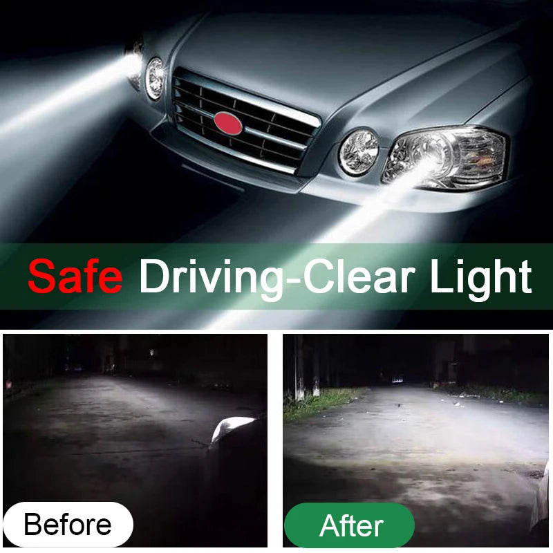 Car Headlight Restoration Polishing Kits Headlamp Scratch Remover Repair Cleaning Paste Remove Oxidation Headlight Polish Liquid sayaragear